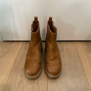 Dolce Vita Tan Ankle Booties